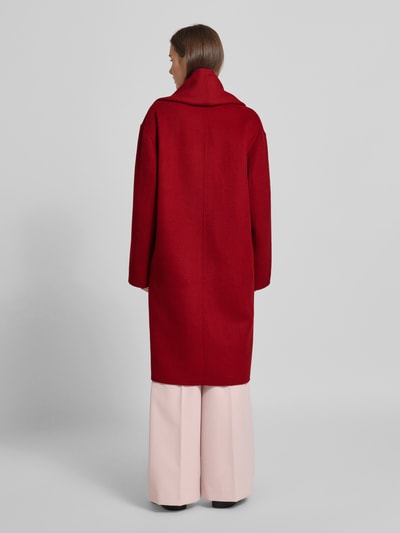 Liu Jo White Mantel mit Kapuze Dunkelrot 5