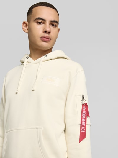 Alpha Industries Hoodie mit Kapuze Offwhite 3