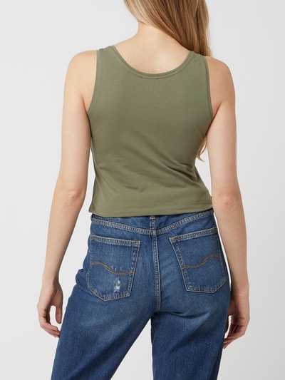 s.Oliver RED LABEL Top z szerokimi ramiączkami Khaki 5