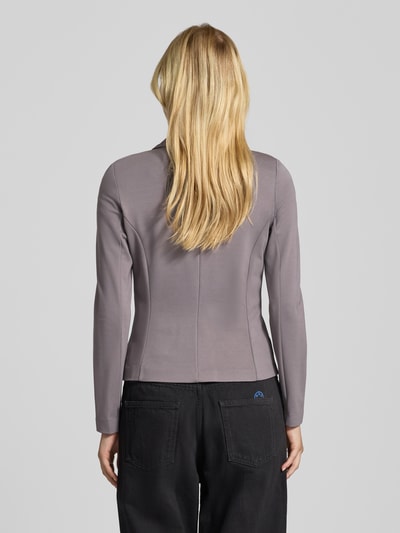 Only Żakiet o kroju regular fit z mieszanki wiskozy ‘POPTRASH LIFE’ Średnioszary melanż 5