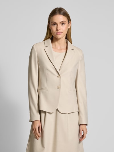 More & More Blazer mit Reverskragen Beige 4