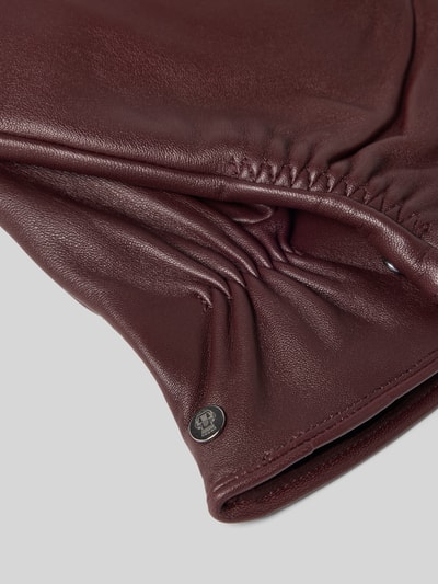 Roeckl Lederhandschuhe aus echtem Leder Pflaume 2