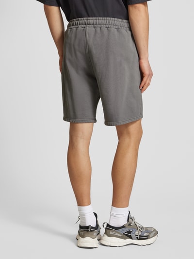 Pegador Regular Fit Sweatshorts mit Label-Stitching Anthrazit 5