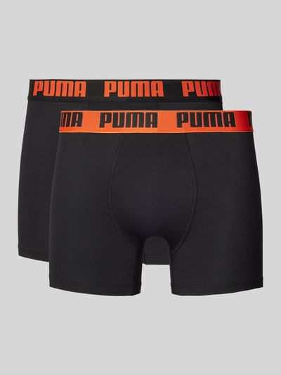 Puma Boxershort met deelnaden in een set van 2 stuks Zwart - 1