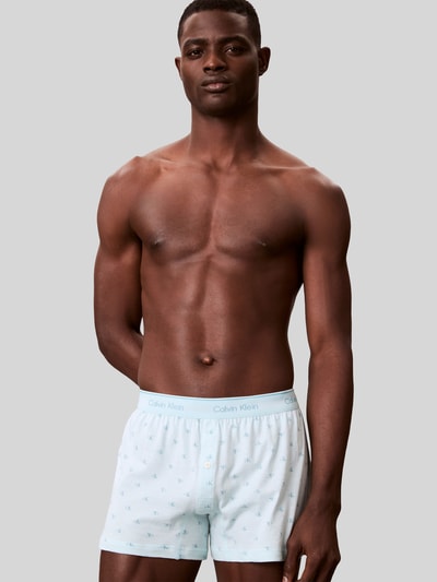 Calvin Klein Underwear Boxershorts im 3-er-Pack aus reiner Baumwolle Hellblau 3