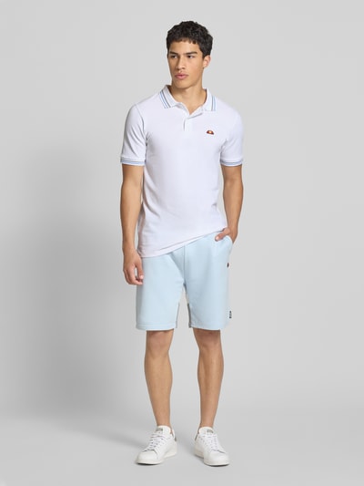 Ellesse Regular fit poloshirt met logobadge, model 'ROOKS' Wit - 1