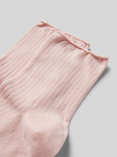 CK Calvin Klein Socken mit Label-Detail im 2er-Pack Rosa 2