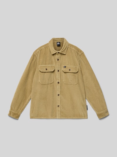 Quiksilver Koszula casualowa z listwą guzikową Camel 1