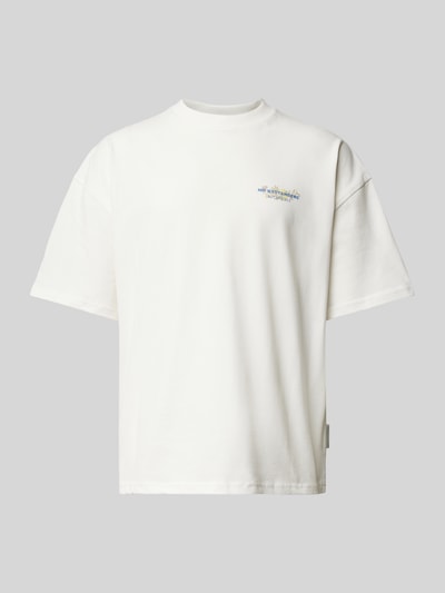 No Bystanders T-shirt met labelprint Offwhite - 2