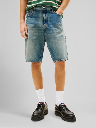 Tommy Jeans Szorty jeansowe o kroju regular fit z czystej bawełny Jeansowy niebieski 4