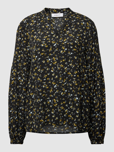 MSCH Copenhagen Blouseshirt met bloemenmotief, model 'Bellaris' Zwart - 2