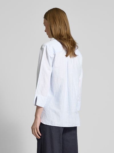 Brax Regular Fit Leinenbluse mit 3/4-Arm Modell 'Vickie' Hellblau 5