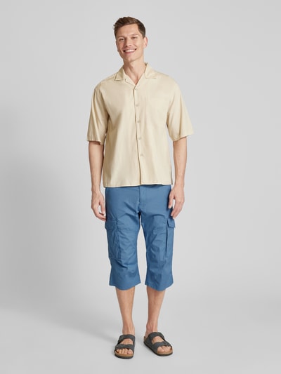 s.Oliver BLACK LABEL Bermudas mit Cargotaschen Ocean 1