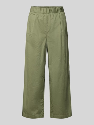 Produktfoto, Regular Fit Culotte aus reiner Baumwolle von s.Oliver RED LABEL, Optik: Unifarben, Twill, elastischer Bundabschluss, seitliche Eingrifftaschen, Gesäßtaschen