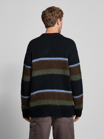 Carhartt Work In Progress Gebreide pullover met ribboorden Donkerbruin - 5