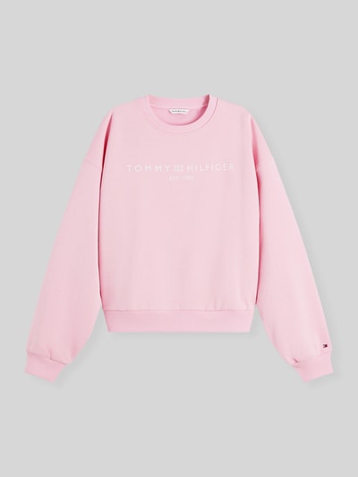 Tommy Hilfiger Relaxed Fit Sweatshirt aus Baumwoll-Mix Pink 2