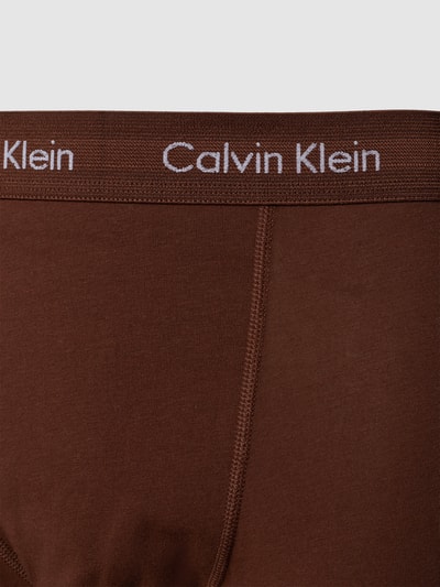 Calvin Klein Underwear Boxershort met elastische band met logo in een set van 3 stuks Middenbruin - 2