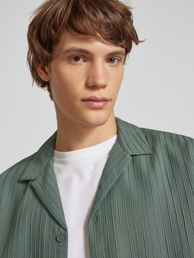 Jack & Jones Freizeithemd mit Knopfleiste Modell 'MASSIMO' Dunkelgruen 3