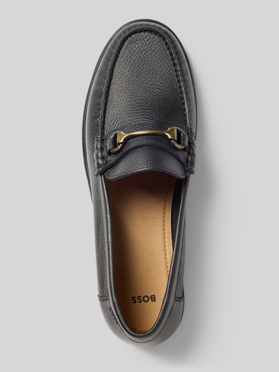 BOSS Loafer aus echtem Rindsleder Modell 'TEVAN' Black 3