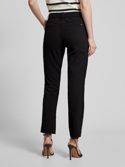 Gardeur Regular fit broek met elastische band, model 'Zene' Zwart - 5