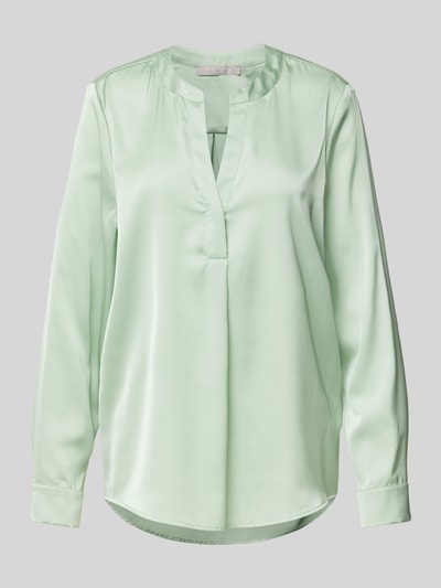 Christian Berg Woman Selection Regular fit blouse met tuniekkraag Lindegroen - 2