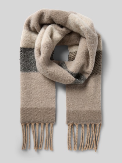 Marc O'Polo Schal aus Schurwoll-Alpaka-Mix  Beige 1