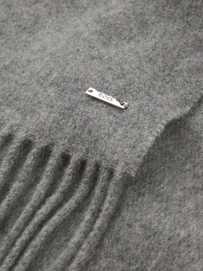 BOSS Sjaal van puur kasjmier, model 'PYETRO_30*190' Lichtgrijs - 4