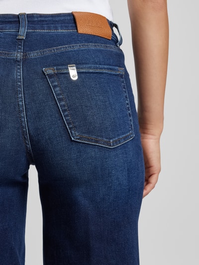 Liu Jo White Flared Jeans im 5-Pocket-Design Dunkelblau 3