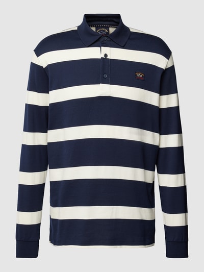 Paul & Shark Poloshirt mit Blockstreifen Weiss 2