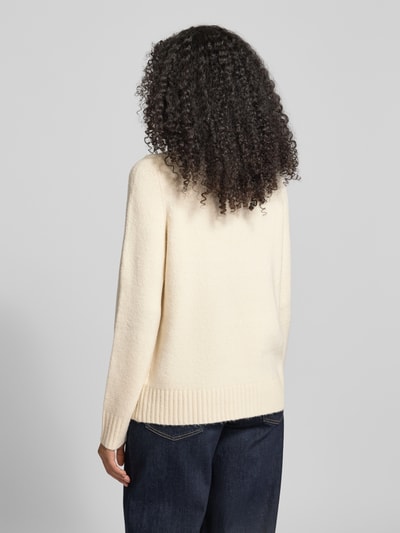 Jake*s Casual Strickpullover mit Stehkragen Ecru 5