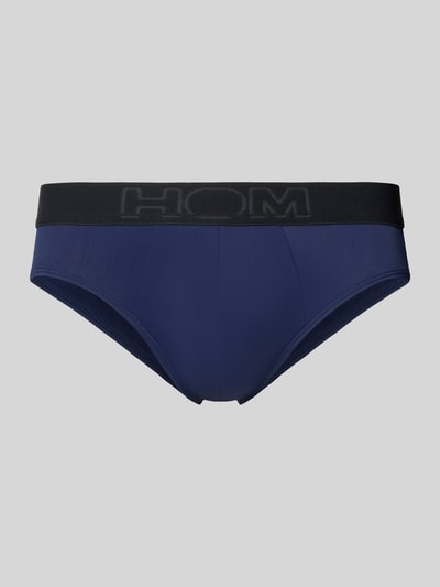 HOM Slip met label in band Marineblauw - 1