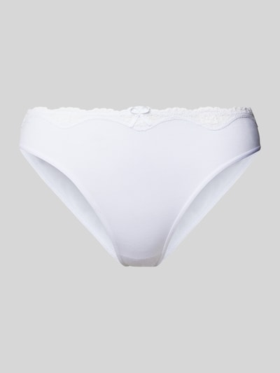 Schiesser Slip met strikdetail Wit - 1