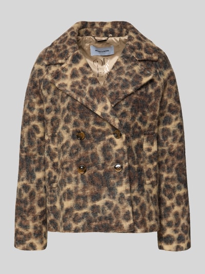 MORE & MORE Regular Fit Jacke aus Woll-Mix mit Reverskragen Camel 2