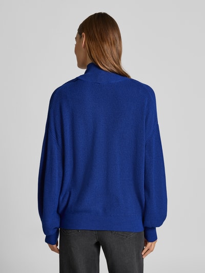 MSCH Copenhagen Gebreide pullover van viscosemix, model 'Magnea Rachelle' Koningsblauw - 5