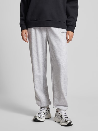 TheJoggConcept Sweatpants mit Label-Print Modell 'JCSAJA' Hellgrau 4