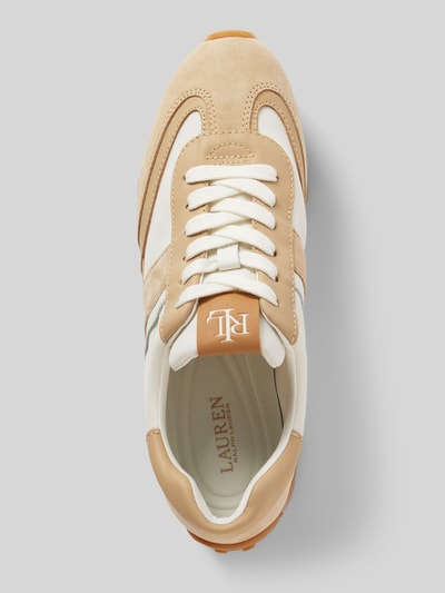 Lauren Ralph Lauren Sneaker mit Label-Badge Modell 'DANI' Sand 3