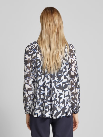 comma Bluse mit Allover-Print Black 5