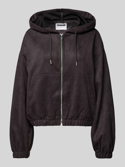 Noisy May Sweatjacke mit Kapuze Modell 'EKKO' Anthrazit 1