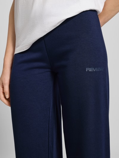 Review Sweatpants mit elastischem Bund Marine 3