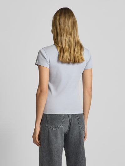 Drykorn T-shirt met ronde hals, model 'KOALE' Lichtblauw - 5