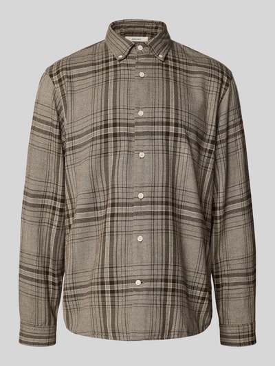 SELECTED HOMME Regular fit vrijetijdsoverhemd van puur biologisch katoen, model 'REGNOAH' Lichtbruin - 2