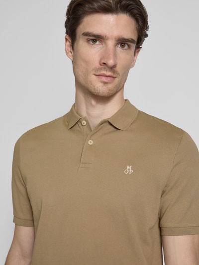 Marc O'Polo Regular Fit  Poloshirt aus reiner Baumwolle Beige 3