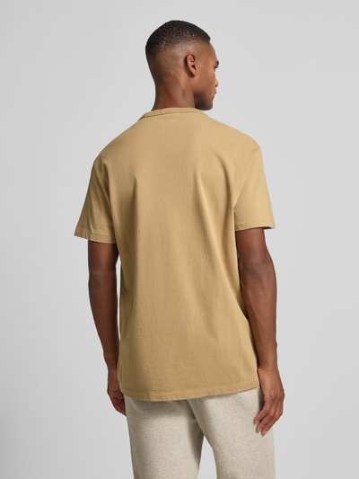 Polo Ralph Lauren Classic Fit T-Shirt mit Label-Stitching Camel 5