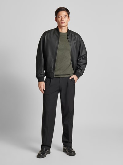 Jack & Jones Premium Bomberjack met tweewegsritssluiting, model 'BRANCO' Zwart - 1