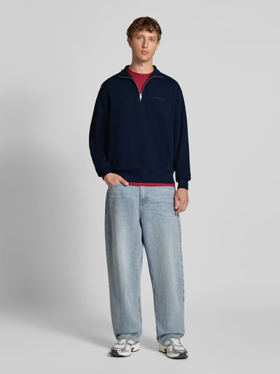 Tommy Jeans Comfort fit schipperstrui van puur katoen Marineblauw - 1