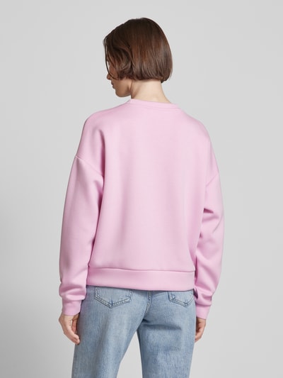 Vila Sweatshirt met statementstitching, model 'REFLECT' Roze - 5