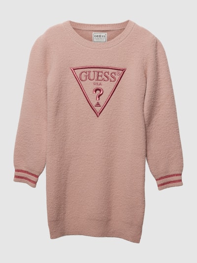 Guess Sweatjurk met labelstitching Oudroze - 1