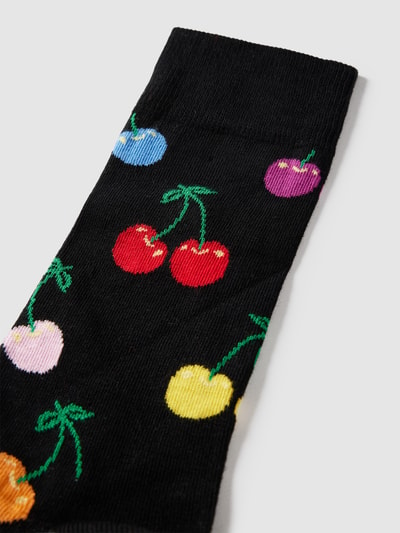 Happy Socks Sokken met all-over motief Zwart - 2