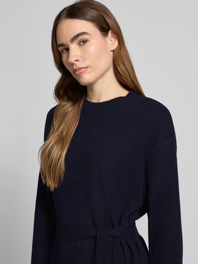 ICHI Relaxed Fit Kleid in Strick-Optik Modell 'Dasila' Marine 3