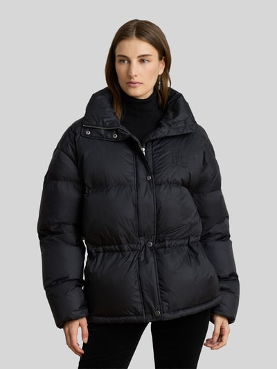 Lauren Ralph Lauren Regular Fit Steppmantel mit Taillenzug Modell 'WOVEN-PUFFER-COAT' Black 4